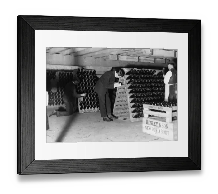 Framed Print : Cider Bottling Framed Print : Cider Bottling