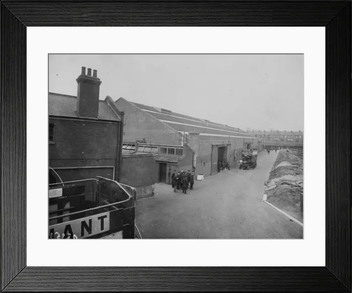 Framed Print : Bus Garage Framed Print : Bus Garage