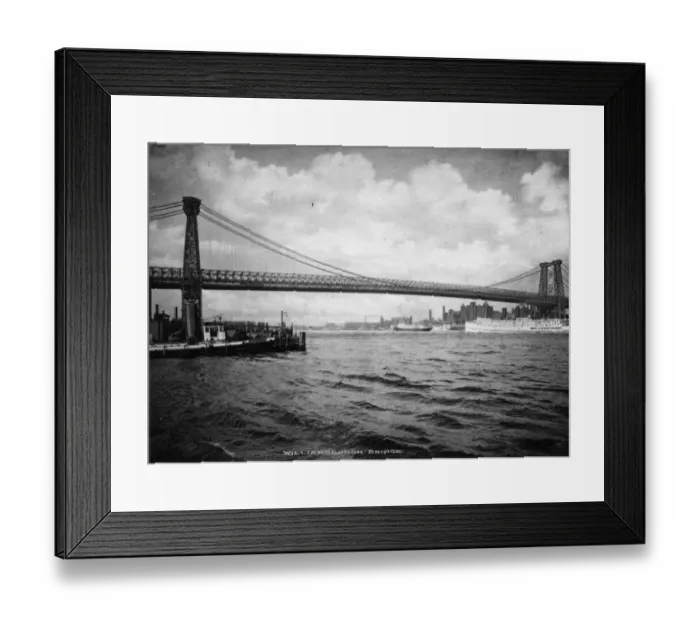 Framed Print : Williamsburgh Bridge Framed Print : Williamsburgh Bridge