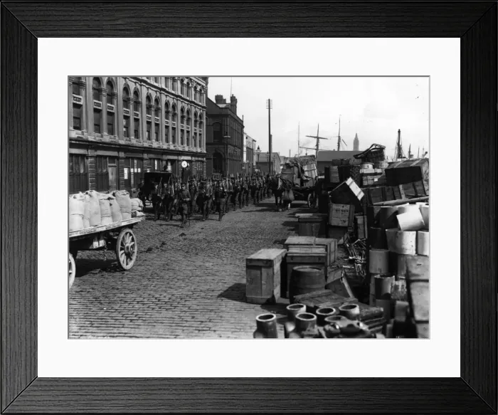 Framed Print : Belfast Strikes Framed Print : Belfast Strikes