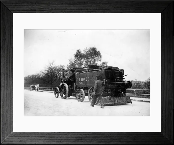 Framed Print : Road Spraying Framed Print : Road Spraying