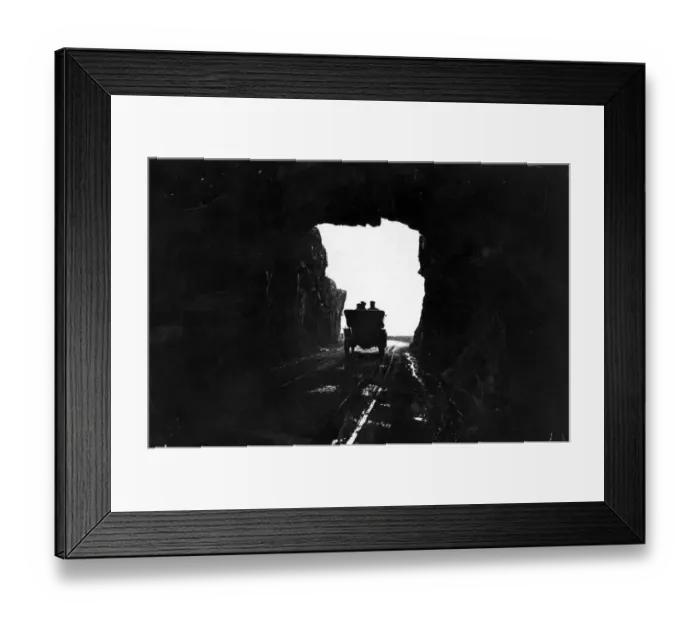 Framed Print : Driving In Tunnel Framed Print : Driving In Tunnel