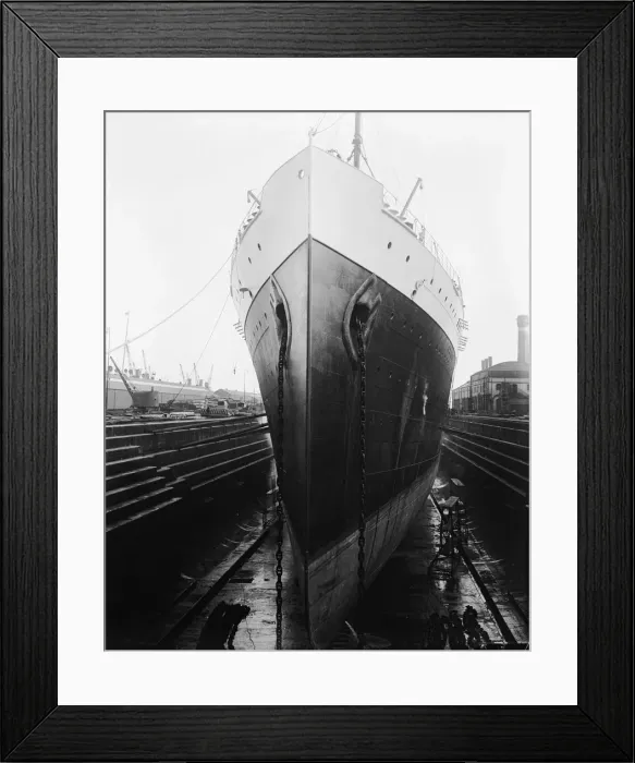 Framed Print : French Liner Framed Print : French Liner