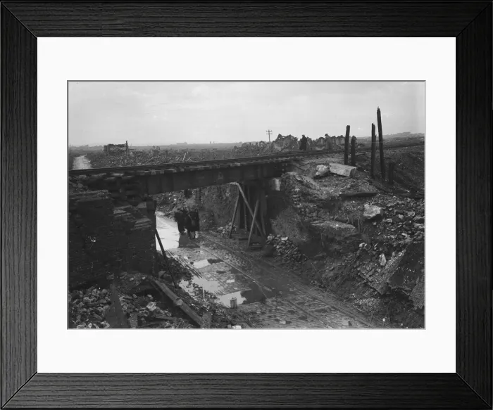 Framed Print : Wrecked Crossing Framed Print : Wrecked Crossing