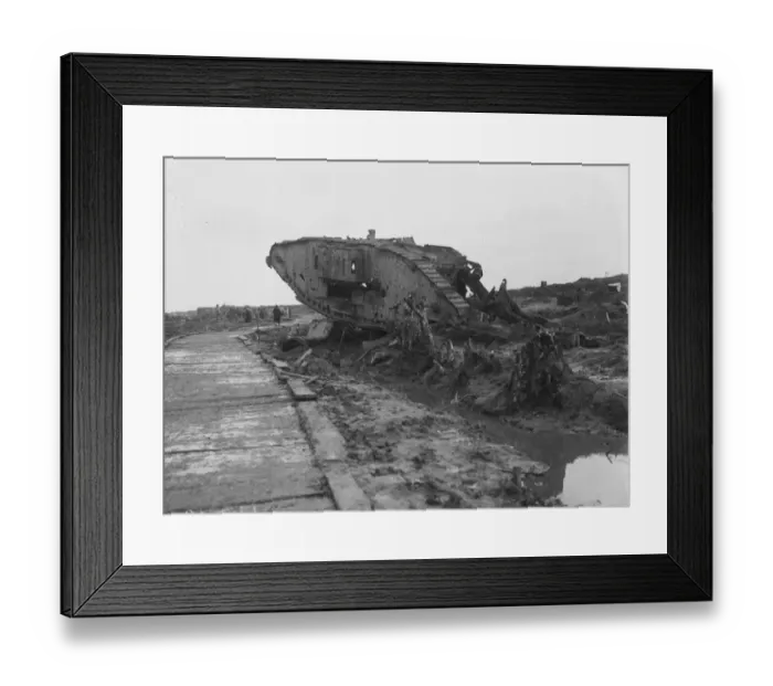 Framed Print : Wrecked Tank Framed Print : Wrecked Tank