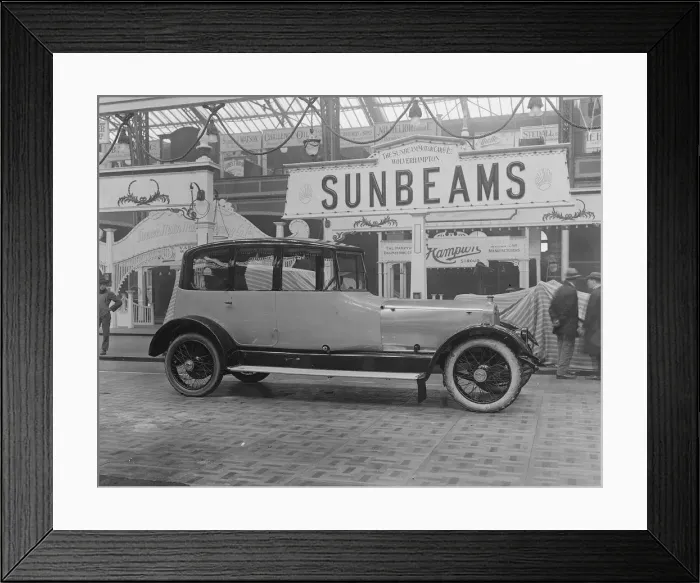 Framed Print : Lanchester Limo