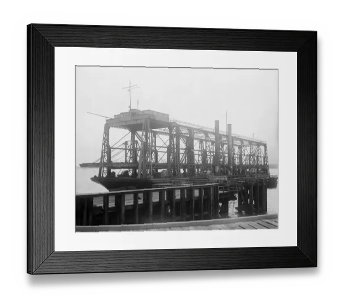 Framed Print : Train Ferry Framed Print : Train Ferry