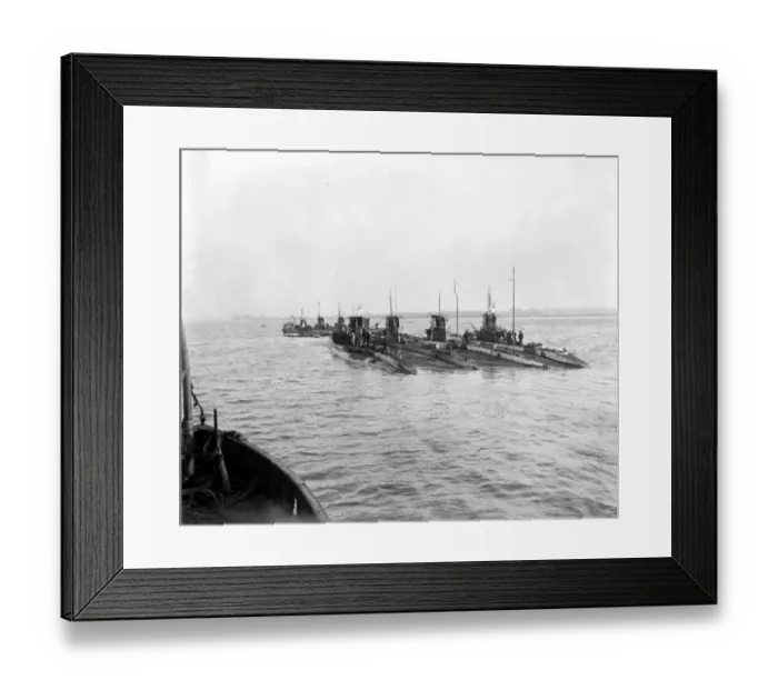 Framed Print : Captured Subs Framed Print : Captured Subs