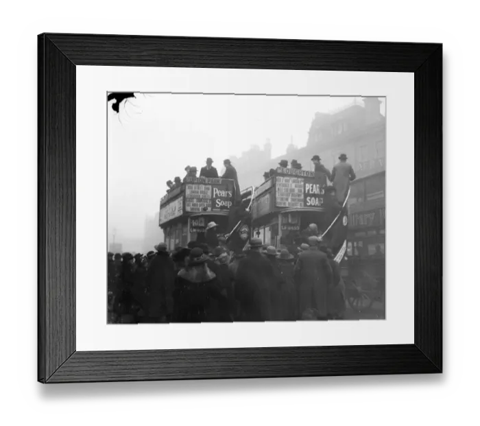 Framed Print : Crowded Buses Framed Print : Crowded Buses