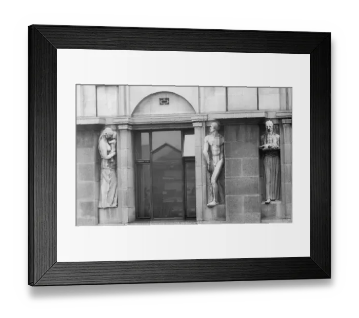 Framed Print : Epsteins Sculptures Framed Print : Epsteins Sculptures