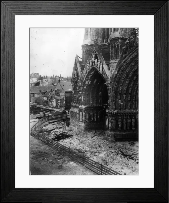 Framed Print : Rheims Cathedral Framed Print : Rheims Cathedral
