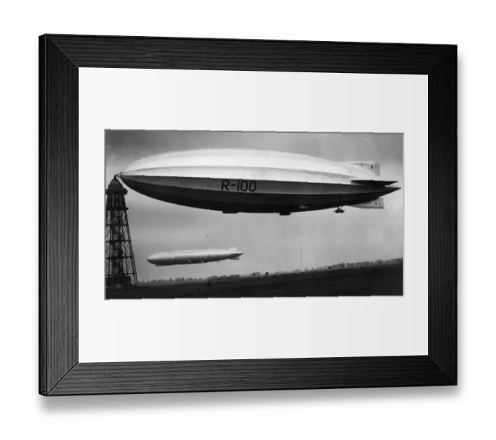 Framed Print : Dirigible Duo Framed Print : Dirigible Duo