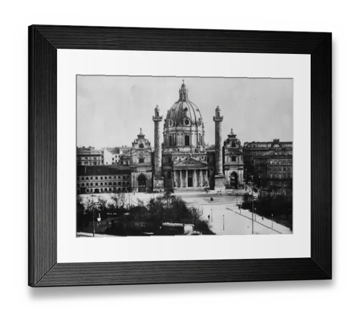 Framed Print : The Karlskirche Framed Print : The Karlskirche