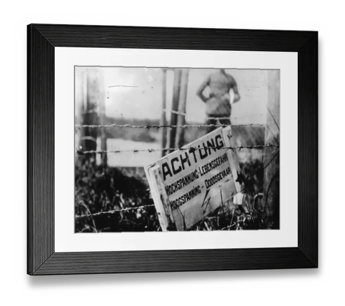 Framed Print : Sign Of Danger