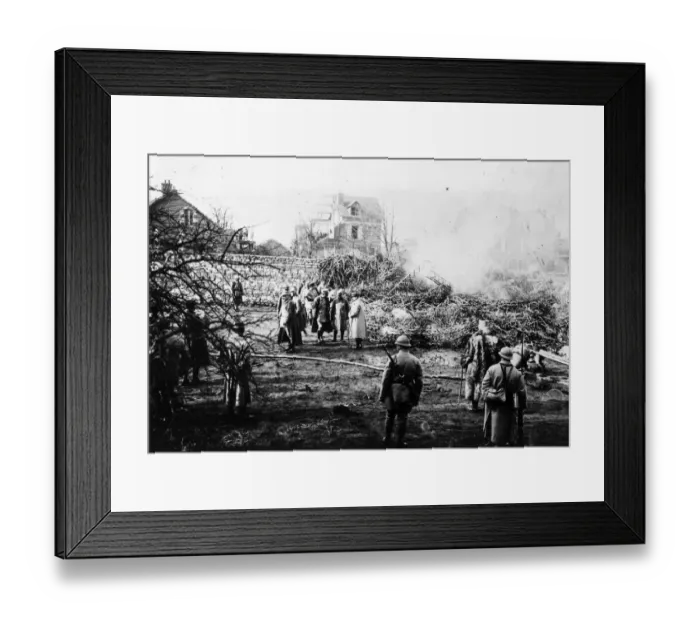 Framed Print : Crashed Zeppelin Framed Print : Crashed Zeppelin