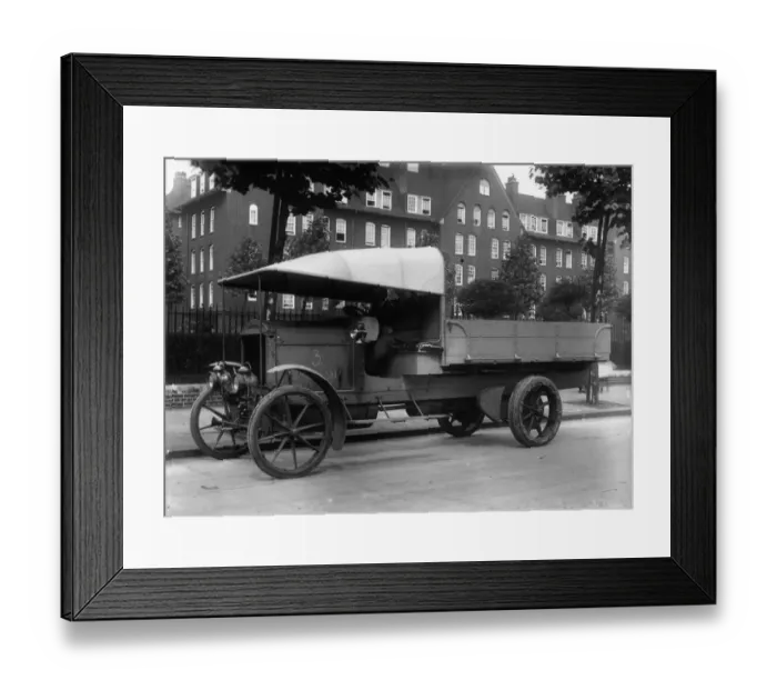 Framed Print : Thorneycroft Van Framed Print : Thorneycroft Van