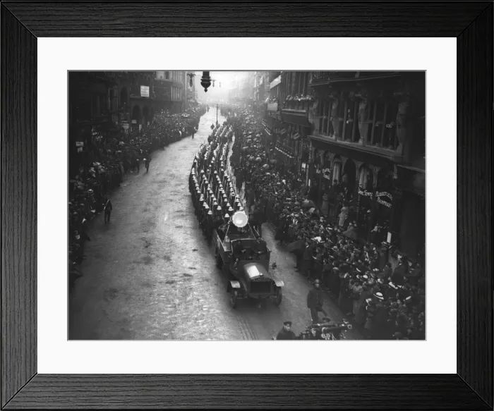 Framed Print : Marines On Parade Framed Print : Marines On Parade