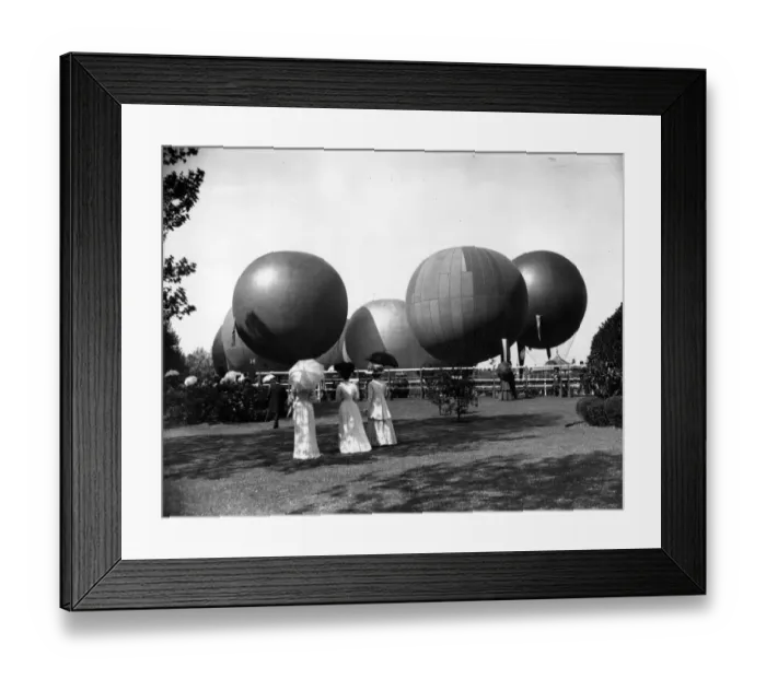 Framed Print : Hurlingham Balloons