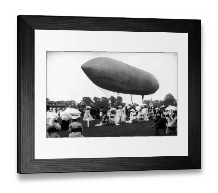 Framed Print : Spencer Airship