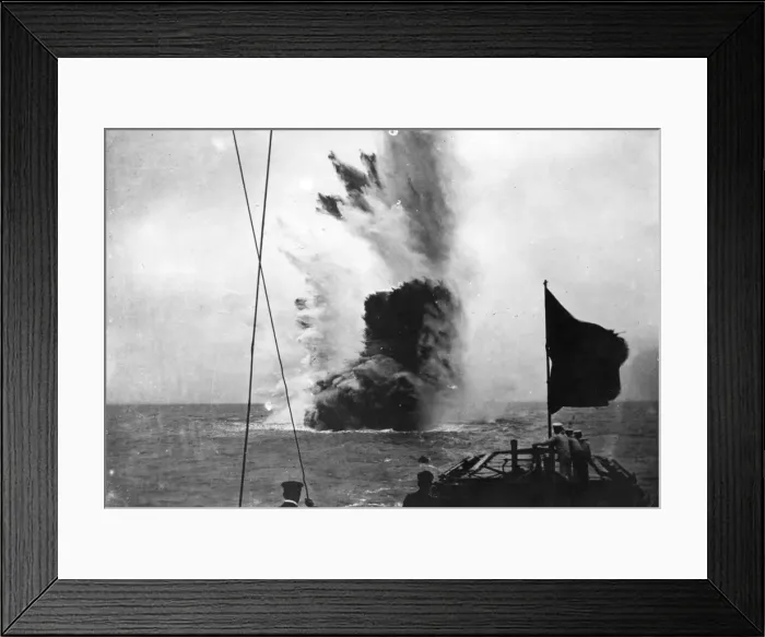 Framed Print : Mine Explosion Framed Print : Mine Explosion