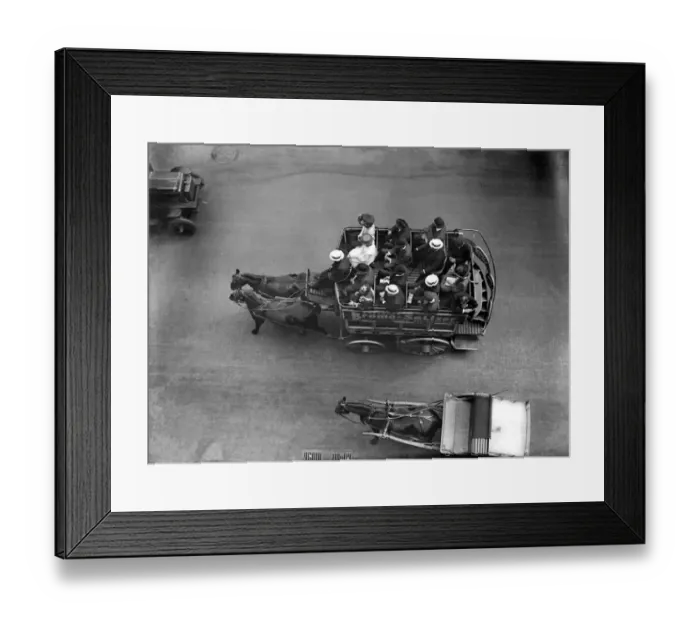 Framed Print : Horse-Drawn Bus Framed Print : Horse-Drawn Bus