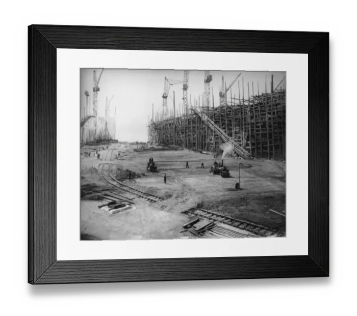 Framed Print : Scottish Shipyard Framed Print : Scottish Shipyard