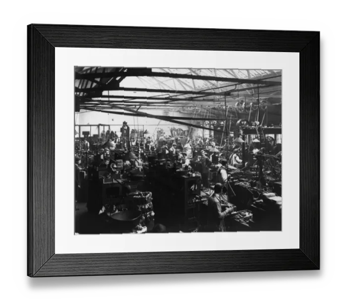 Framed Print : Making Buttons Framed Print : Making Buttons