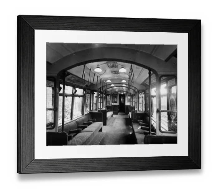 Framed Print : Tube Train