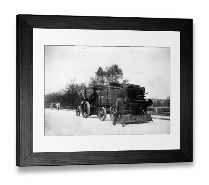 Framed Print : Road Spraying Framed Print : Road Spraying