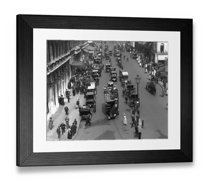 Framed Print : Haymarket Traffic Framed Print : Haymarket Traffic