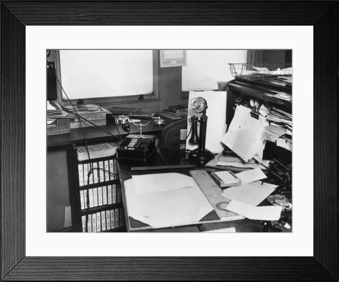 Framed Print : Desk Telephones Framed Print : Desk Telephones