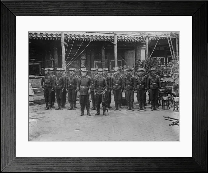 Framed Print : Chinese Soldiers Framed Print : Chinese Soldiers