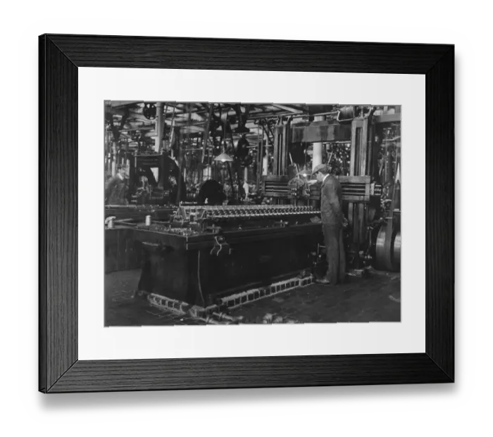 Framed Print : Car Factory 1914 Framed Print : Car Factory 1914