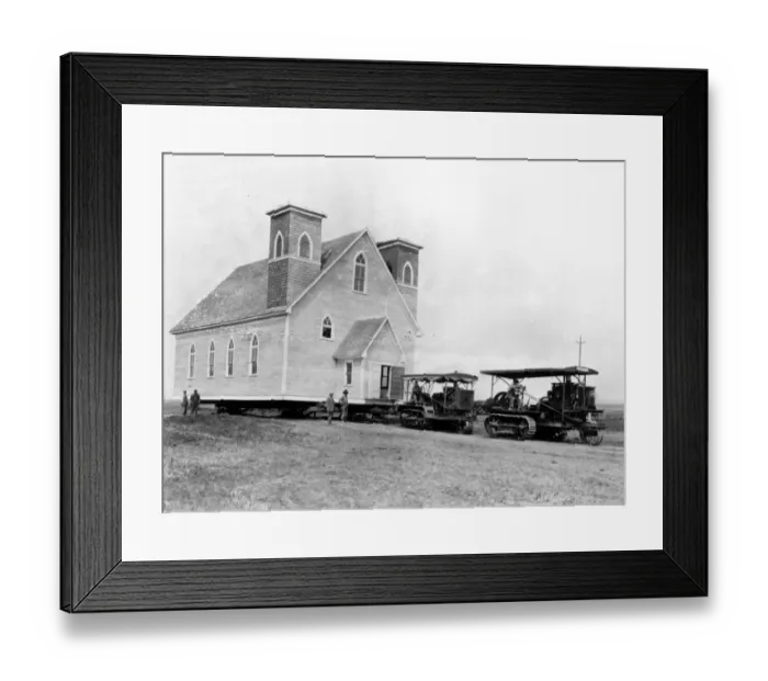 Framed Print : Church Move