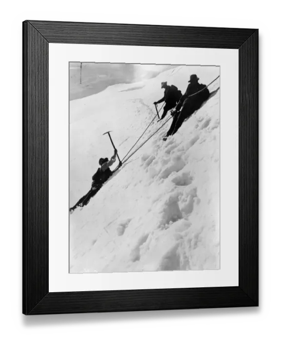 Framed Print : Snow Climb Framed Print : Snow Climb