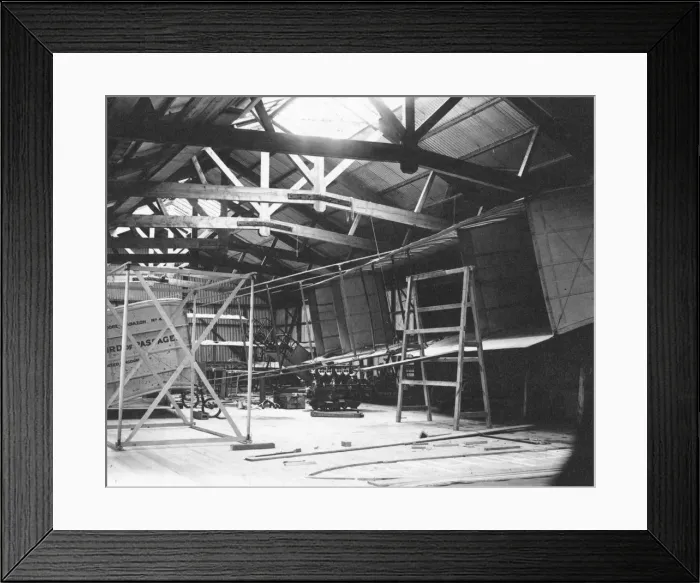 Framed Print : Voisin. May 1909: A Moore Brebazon Voisin being assembled at the Shorts Bros Factory Framed Print : Voisin. May 1909: A Moore Brebazon Voisin being assembled at the Shorts Bros Factory