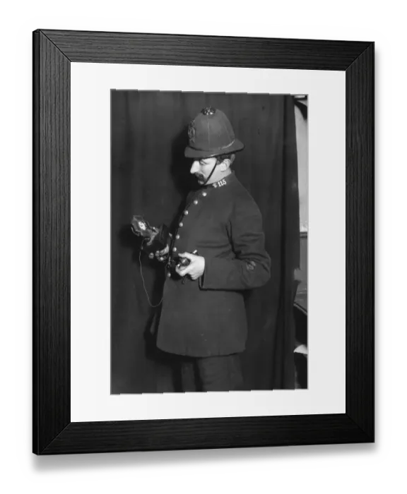 Framed Print : Police Timer Framed Print : Police Timer