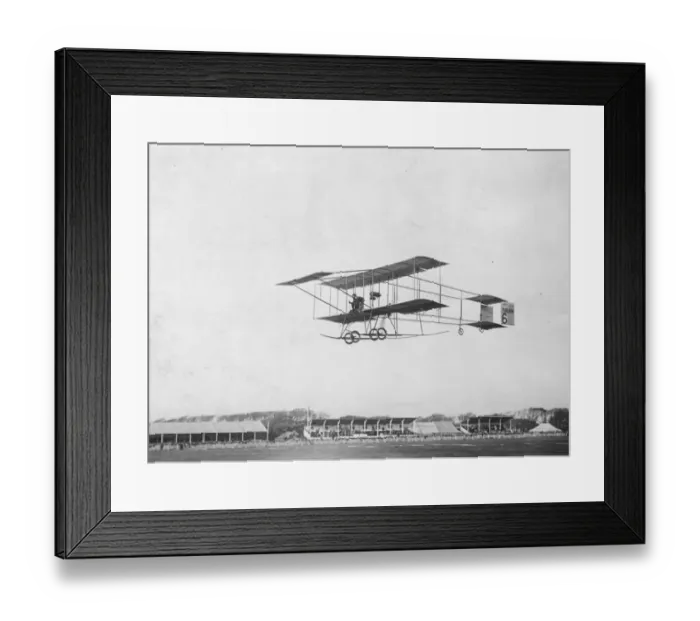 Framed Print : Farman Biplane Framed Print : Farman Biplane