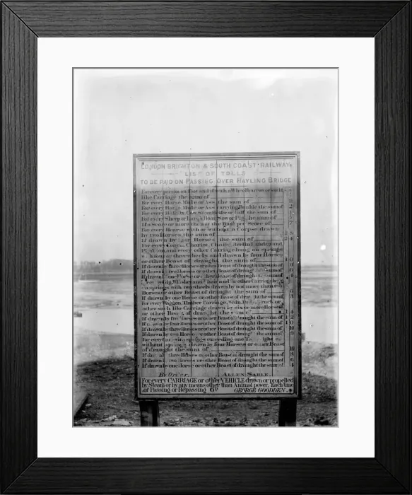 Framed Print : List Of Tolls Framed Print : List Of Tolls