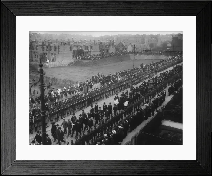 Framed Print : Funeral Procession