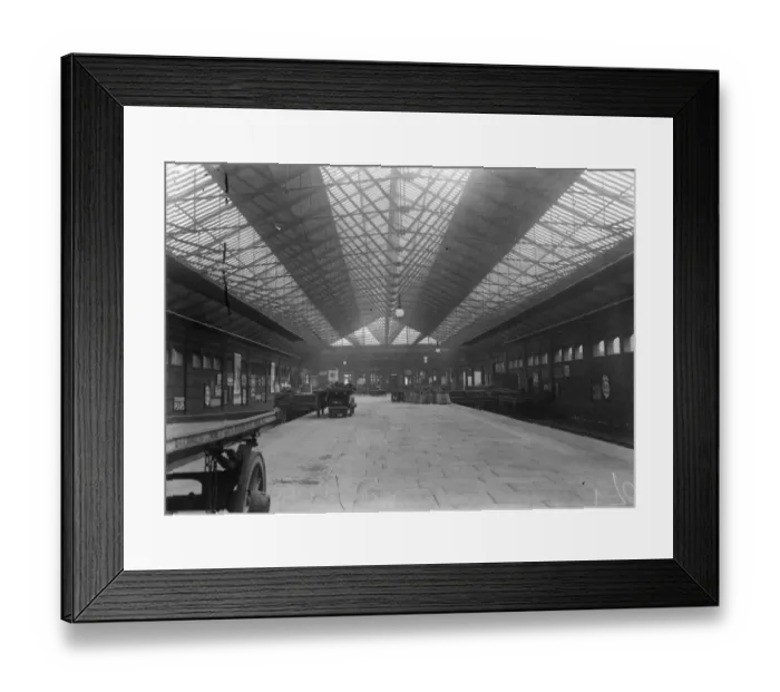 Framed Print : Empty Station