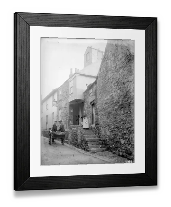 Framed Print : St Ives Cottages Framed Print : St Ives Cottages