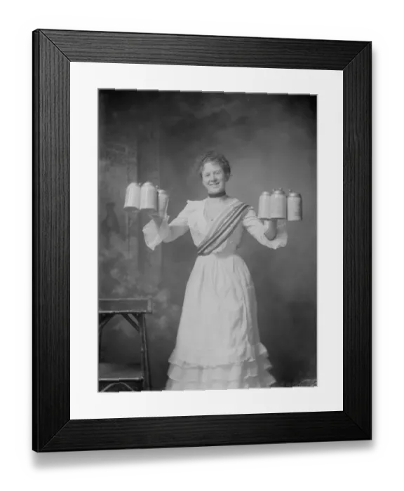 Framed Print : More Beer. circa 1900: Fraulein Grauz carrying steins of beer Framed Print : More Beer. circa 1900: Fraulein Grauz carrying steins of beer