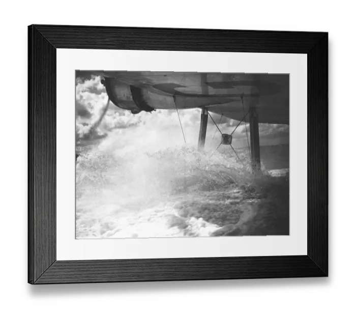 Framed Print : Wash From Flying Boat Framed Print : Wash From Flying Boat