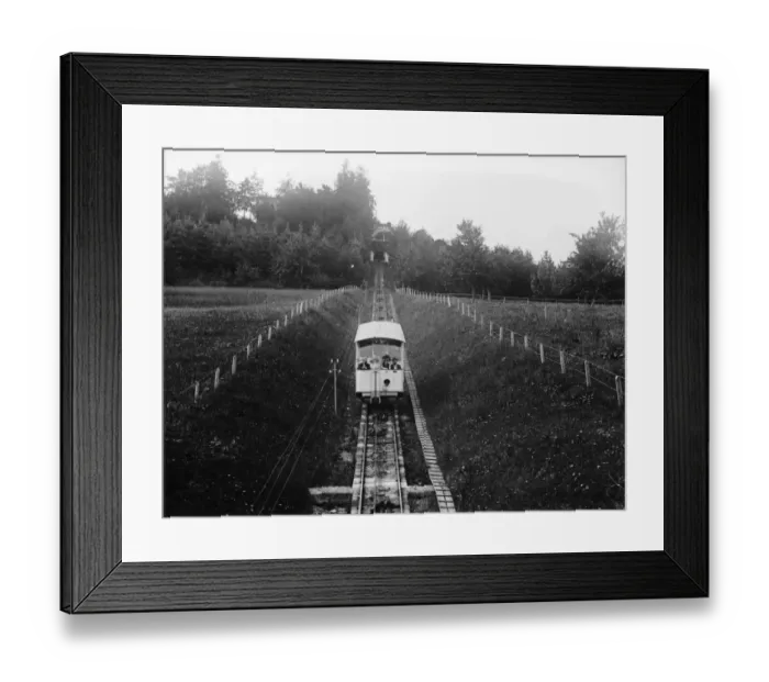 Framed Print : Swiss Funicular