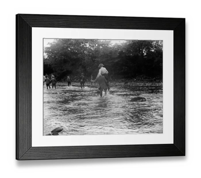 Framed Print : Otter Hunt Framed Print : Otter Hunt