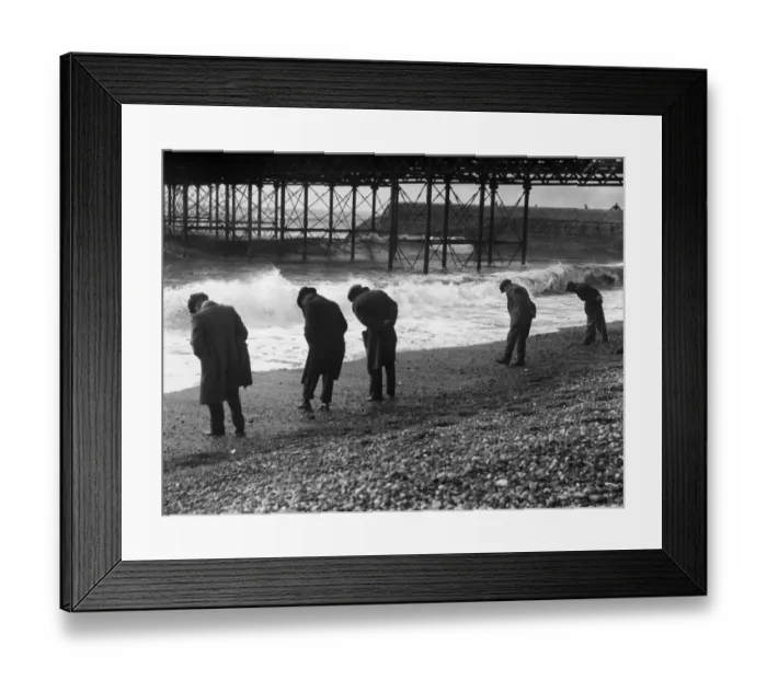 Framed Print : Beachcombers Framed Print : Beachcombers