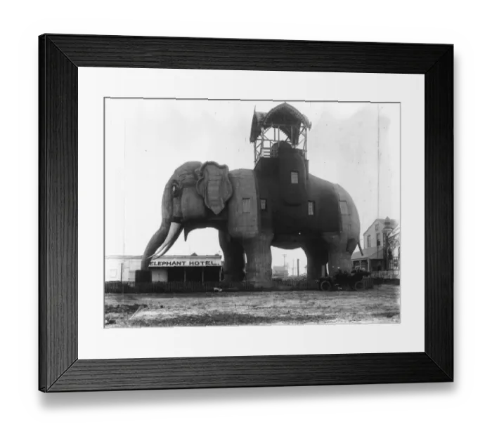 Framed Print : Elephant Hotel Framed Print : Elephant Hotel