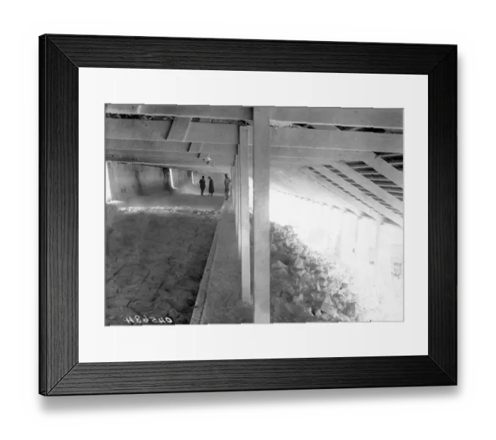 Framed Print : Clay Mine. 1912: A china clay mine in Burngollow, showing the drying kilns Framed Print : Clay Mine. 1912: A china clay mine in Burngollow, showing the drying kilns