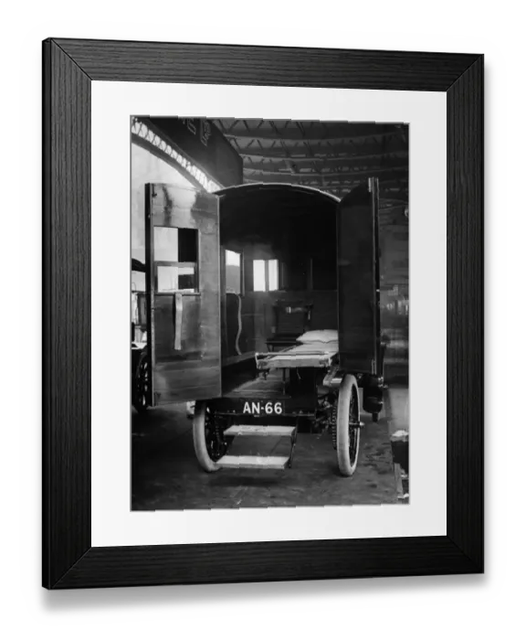 Framed Print : Ambulance Interior Framed Print : Ambulance Interior